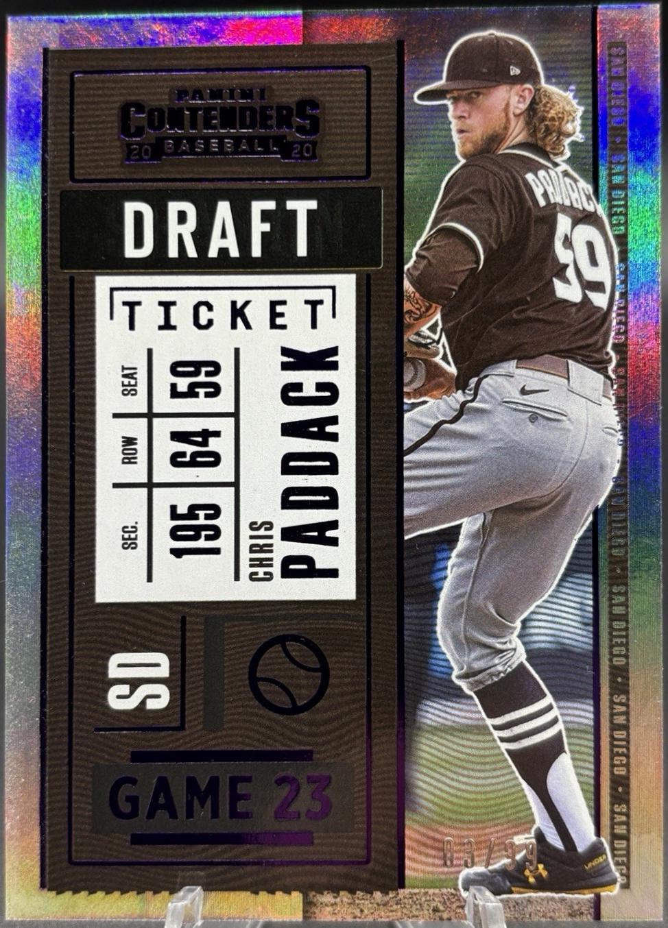 Chris Paddack [Draft Purple] #8