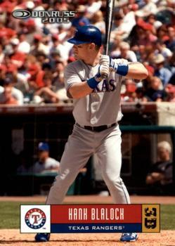 Hank Blalock #357 2005 Donruss Baseball
