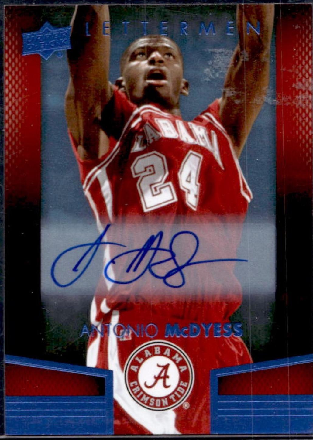 Antonio McDyess #40 2014 Upper Deck Lettermen Basketball
