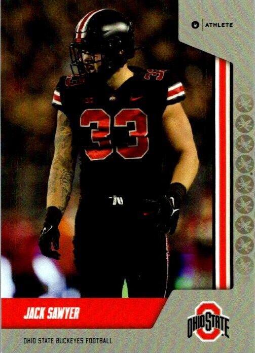Jack Sawyer #39 Football Cards 2023 ONIT Athlete Ohio State Buckeyes