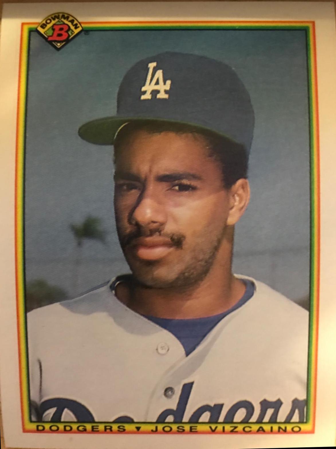Jose Vizcaino #98 Baseball Cards 1990 Bowman