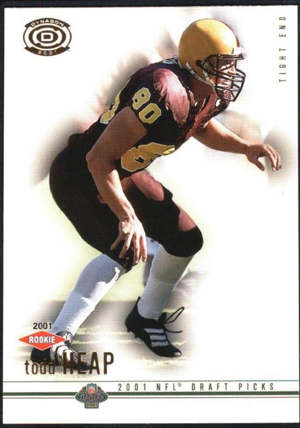 Todd Heap #115 2001 Pacific Dynagon Football