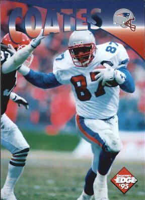 Ben Coates #23 Football Cards 1995 Collector's Edge Instant Replay