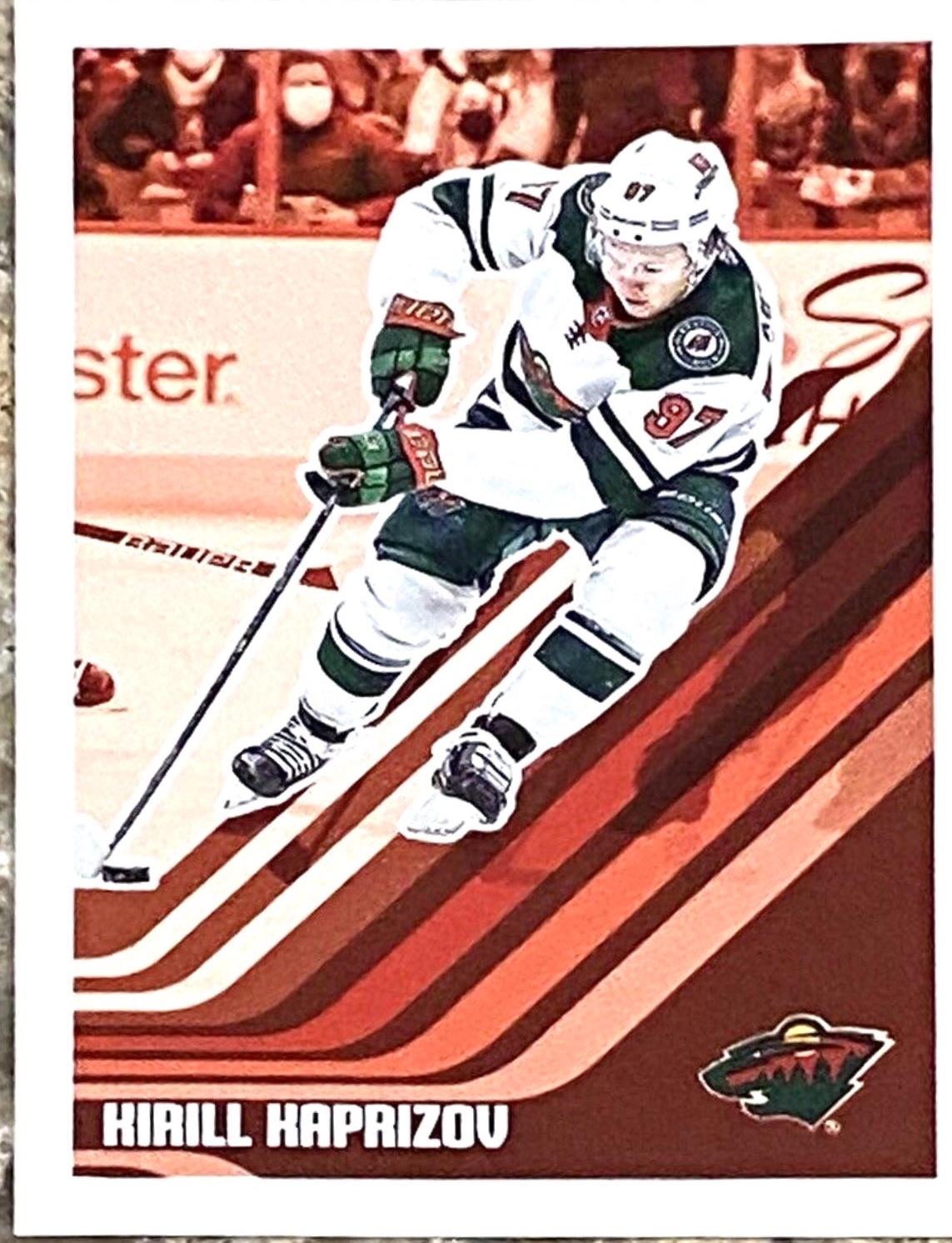 Kirill Kaprizov #672 Hockey Cards 2022 Topps NHL Sticker