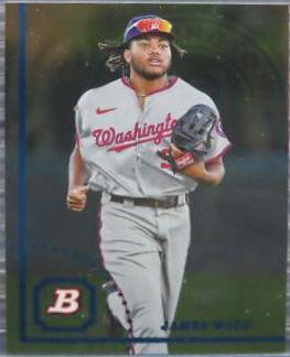 James Wood #94FV-JW Baseball Cards 2022 Bowman Heritage Foil Variation