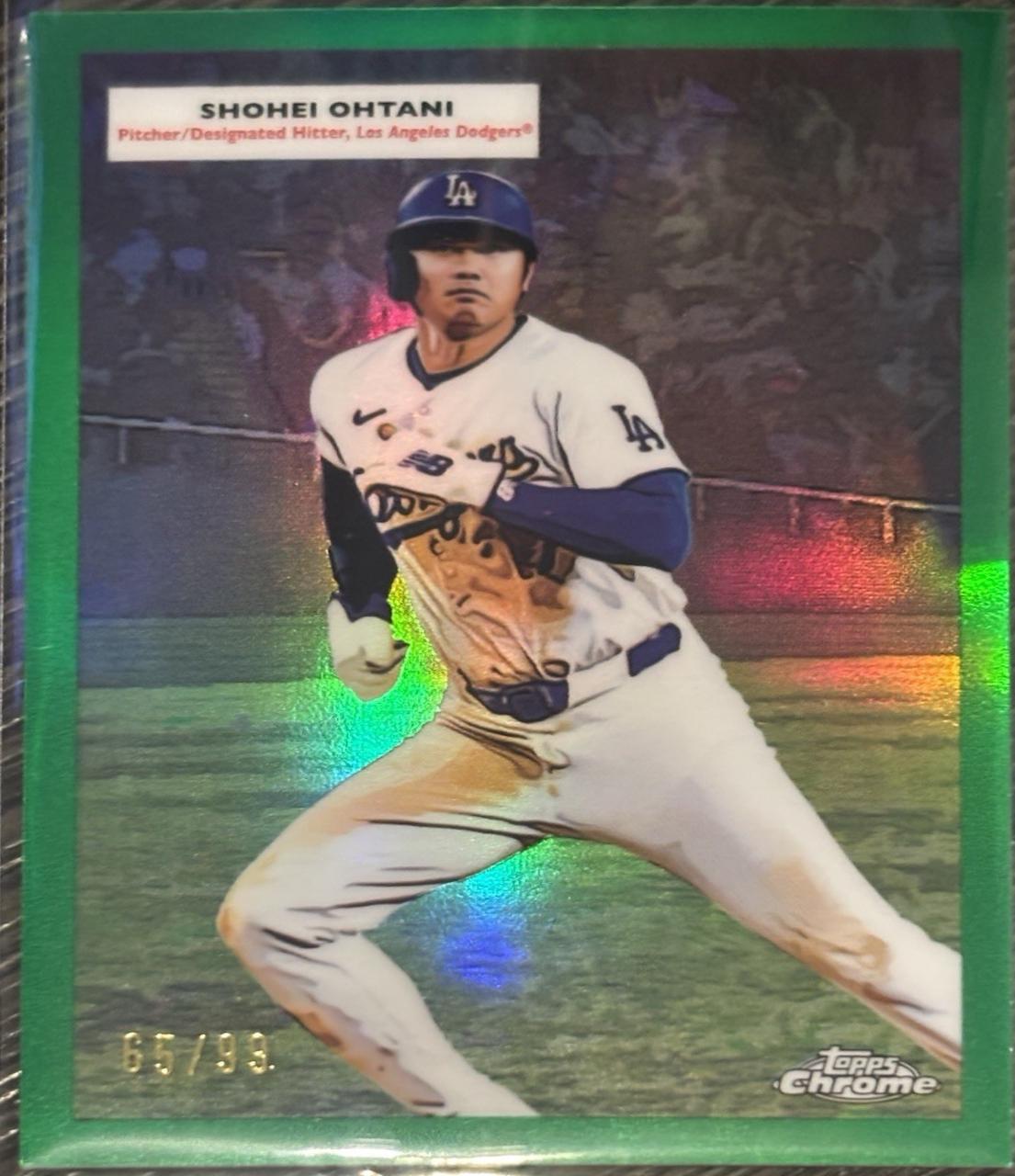 Sandy Koufax / Shohei Ohtani [Green] #55DH-1 Prices | 2025 Topps
