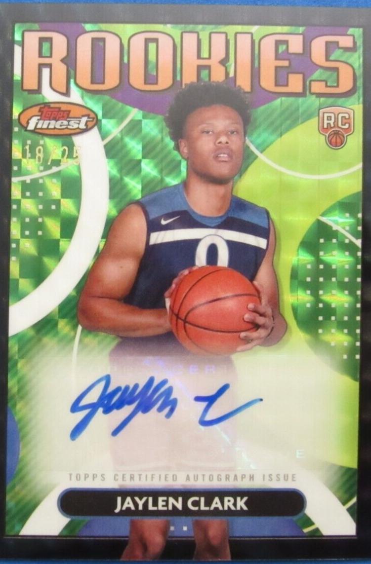 Jaylen Clark [Black Geometric Refractor] #RFA-JC