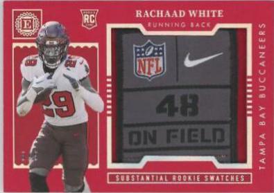 Rachaad White [Ruby] #SS-12 Football Cards 2022 Panini Encased Substantial Rookie Swatches