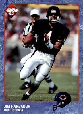 Jim Harbaugh #22 Football Cards 1993 Collector's Edge
