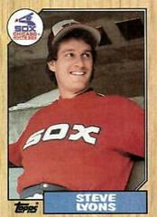 Steve Lyons #511 Baseball Cards 1987 Topps Prices