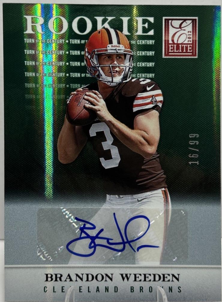Brandon Weeden [Turn of the Century Autograph] #141