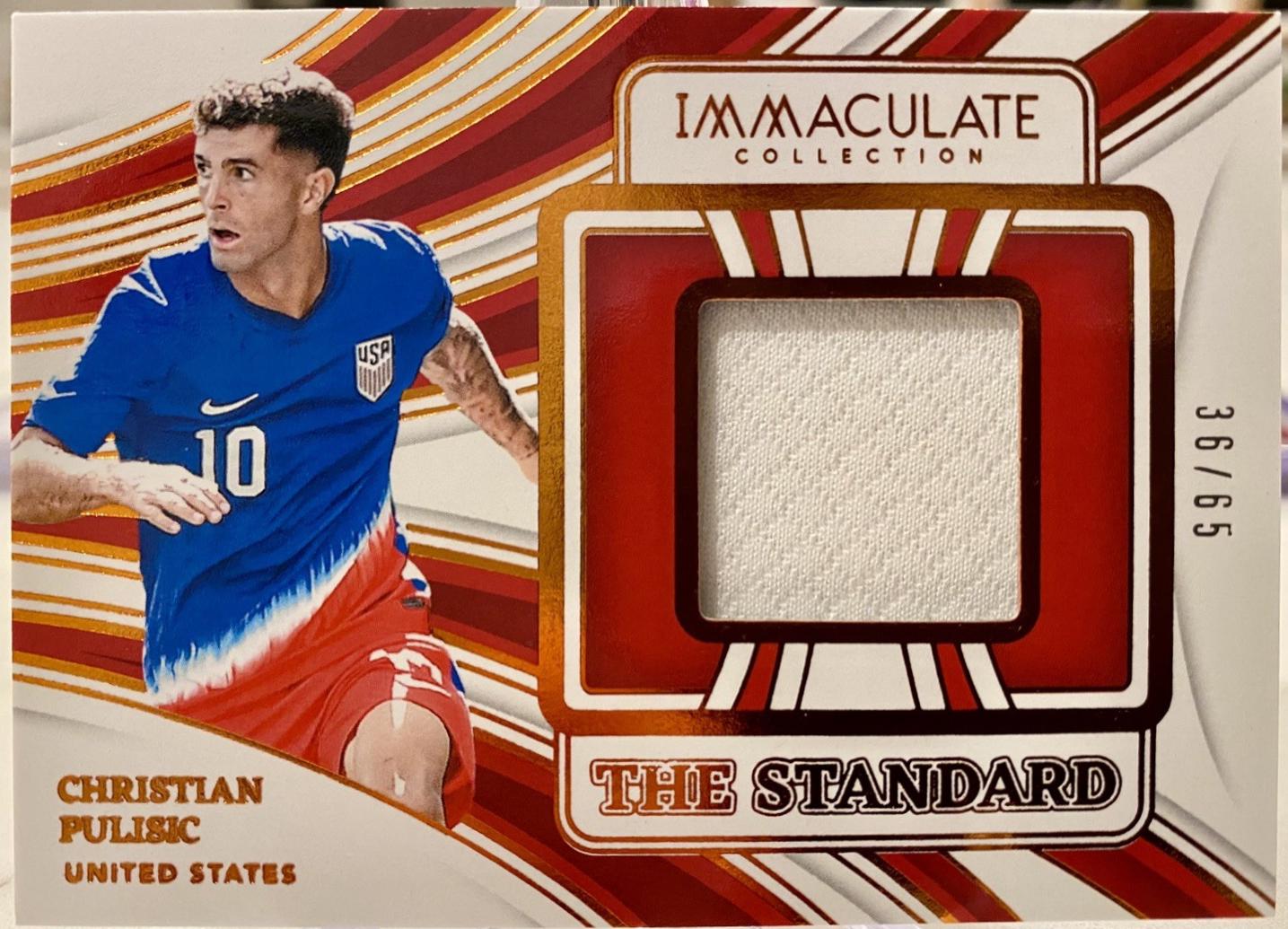 Christian Pulisic #39 2024 Panini Immaculate The Standard Soccer