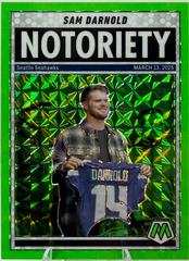 Sam Darnold [Mosaic Green Fluorescent] #9 Prices | 2025 Panini