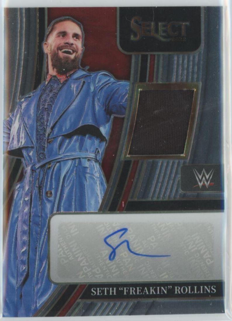 Seth 'Freakin' Rollins #AM-SRL Wrestling Cards 2022 Panini Select WWE Autograph Memorabilia