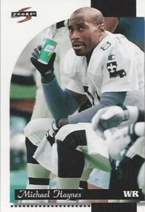 Michael Haynes #175 1996 Panini Score Football