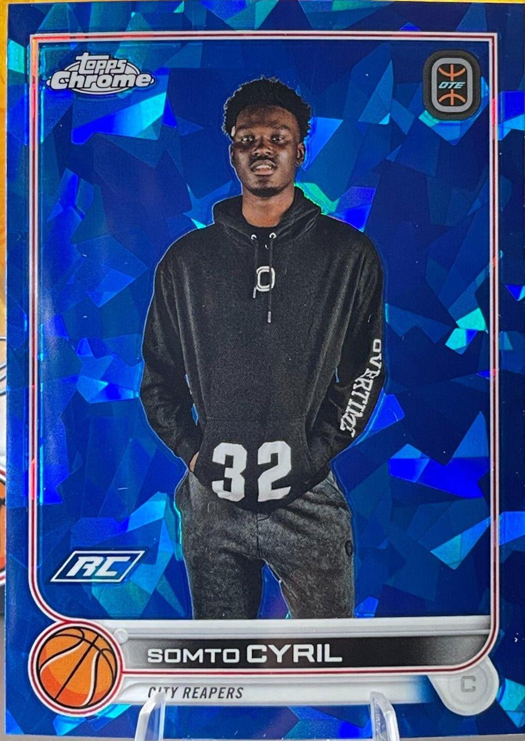 Somto Cyril #14 2022 Topps Chrome Ote Overtime Elite Basketball