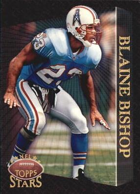 Blaine Bishop #17 Football Cards 1997 Topps Stars
