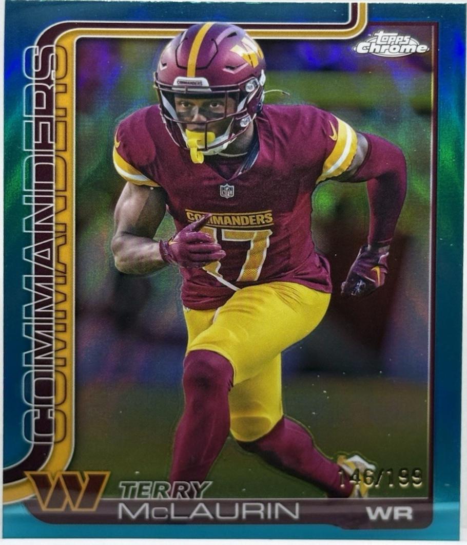 Terry McLaurin [Aqua Refractor] #208