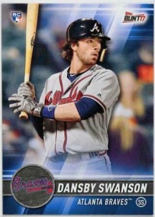 Dansby Swanson #6 Baseball Cards 2017 Topps Bunt