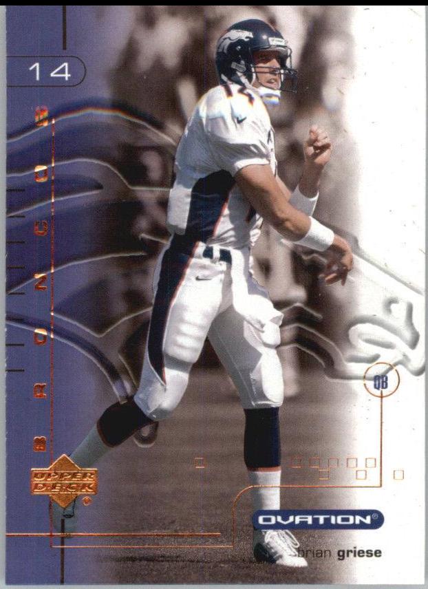 Brian Griese #30 Football Cards 2001 Upper Deck Ovation