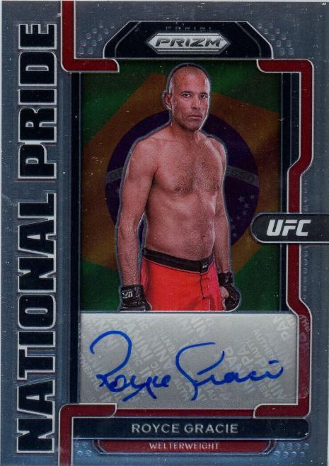 Royce Gracie #NP-RGC Ufc Cards 2022 Panini Chronicles UFC National Pride Signatures