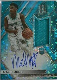 Malik Monk Autograph Jersey Neon Blue