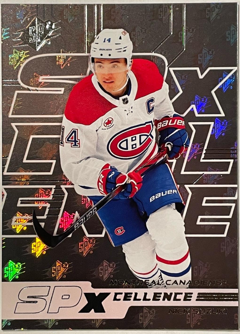 Nick Suzuki #XC-NS Hockey Cards 2024 SPx SPxCellence