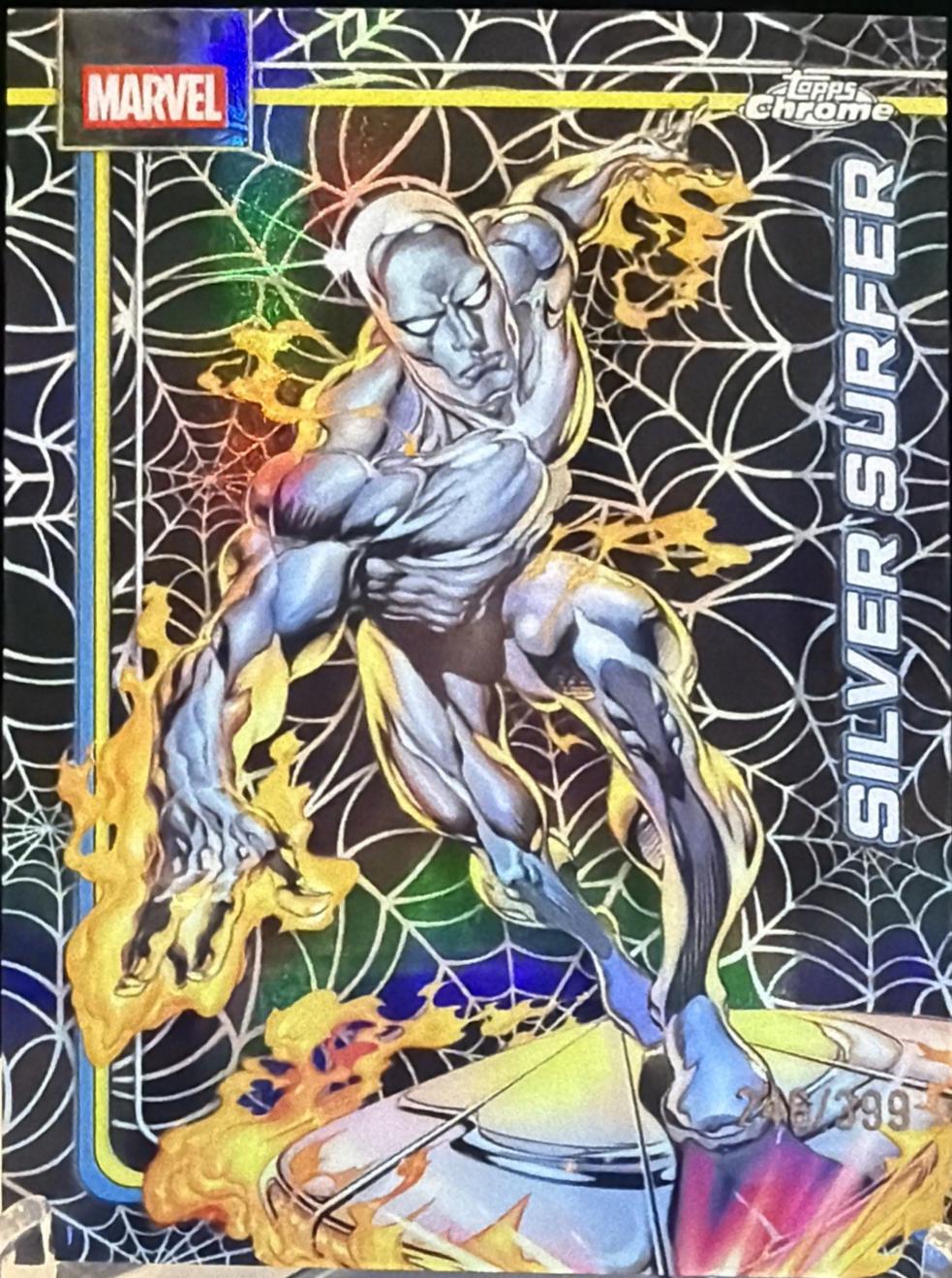 Silver Surfer Spider-Web Refractor