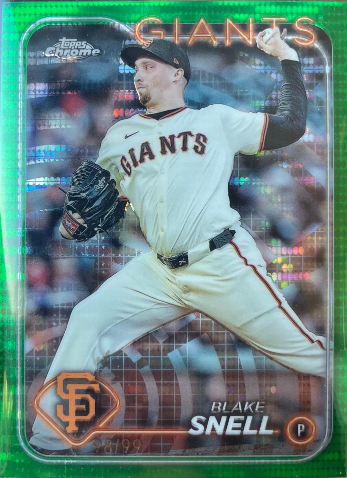 Blake Snell [Sonar Green Refractor] #218