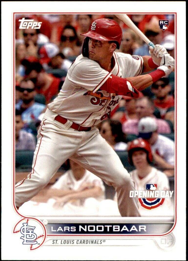 Lars Nootbaar #149 Baseball Cards 2022 Topps Opening Day