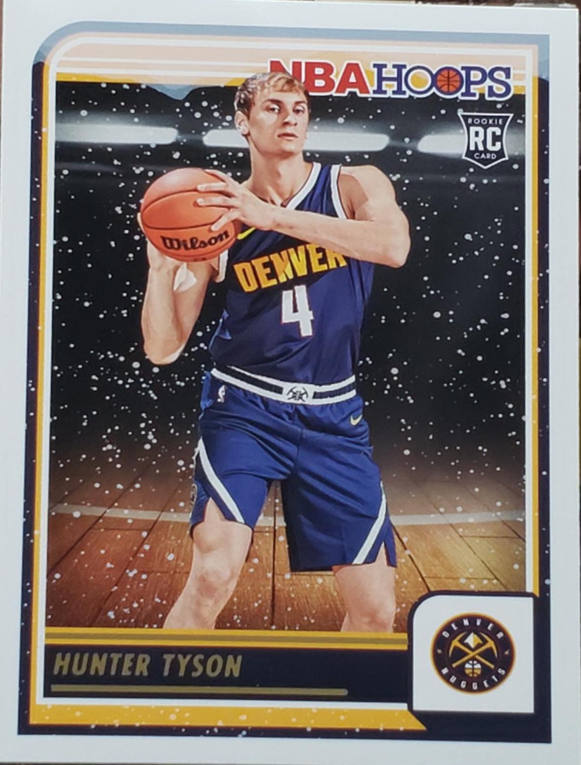 Hunter Tyson #259 Basketball Cards 2023 Panini Hoops