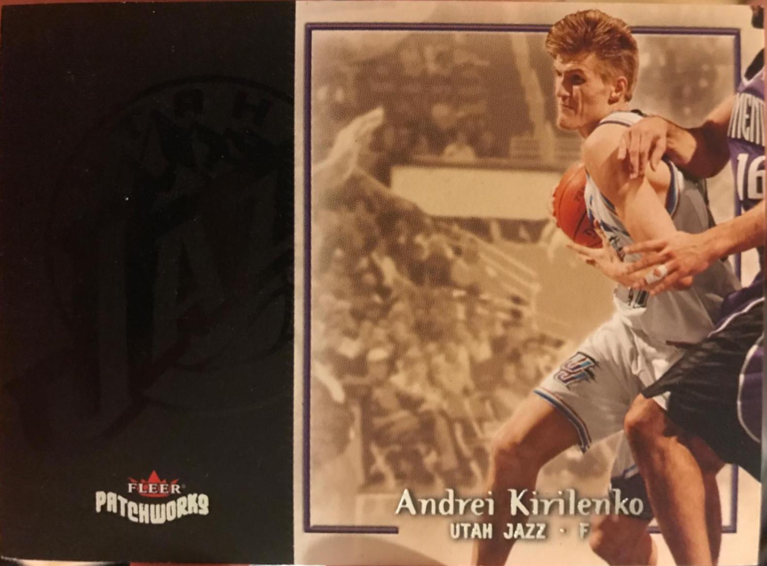 Andrei Kirilenko #87 Basketball Cards 2003 Fleer Patchworks