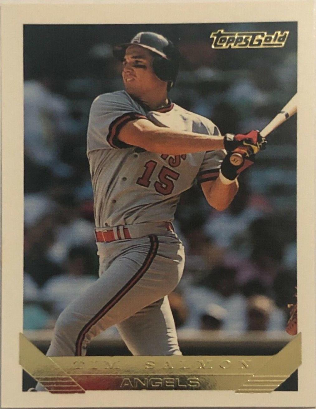Tim Salmon #20 Baseball Cards 1993 Topps Gold