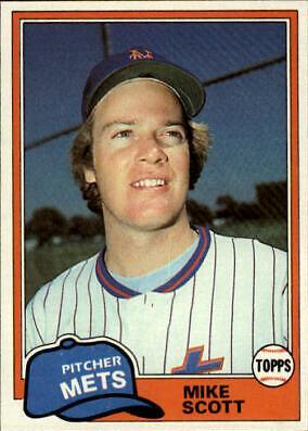Mike Scott #109 Baseball Cards 1981 Topps
