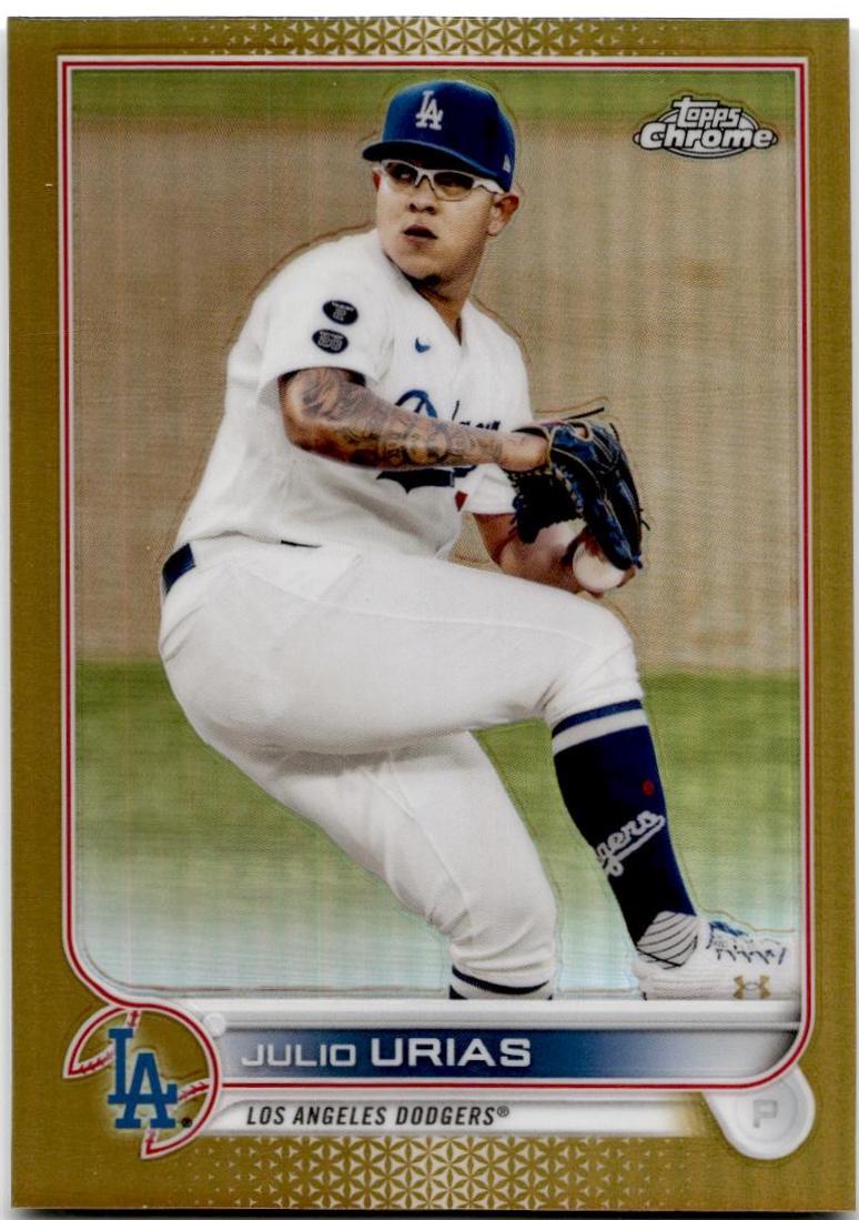 Julio Urias [Gold Refractor] #3