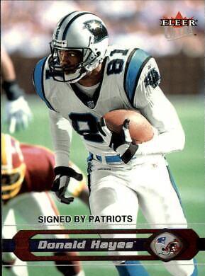 Donald Hayes #14 Football Cards 2002 Ultra