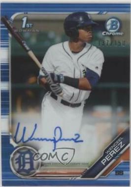 Wenceel Perez [Blue Refractor] #CPA-WP