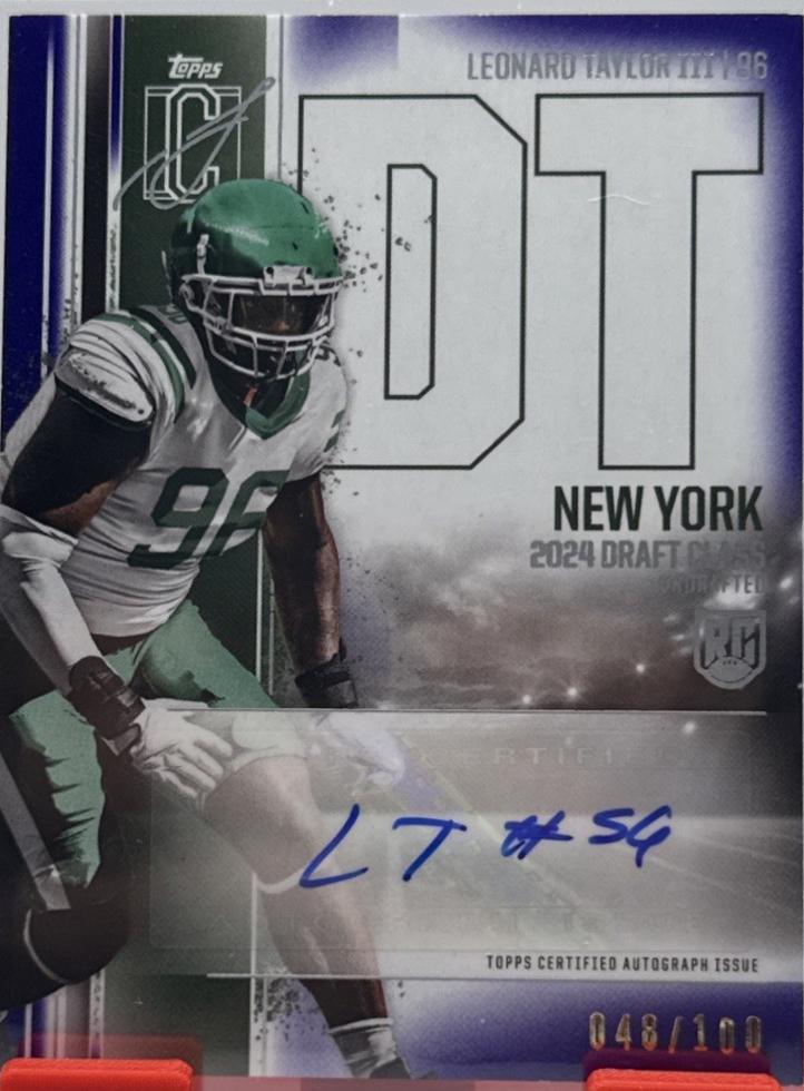 Leonard Taylor III [Purple] #RCA-LT