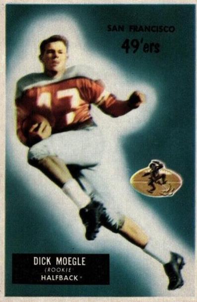 Dick Moegle #48 Football Cards 1955 Bowman