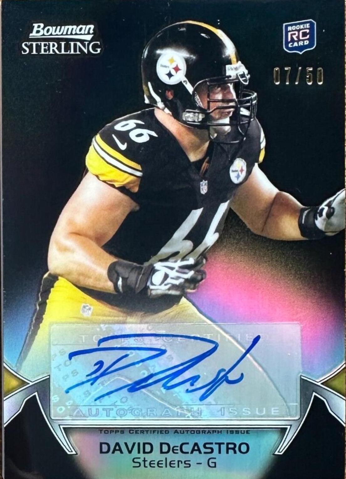 David DeCastro [Autograph Black Refractor] #17