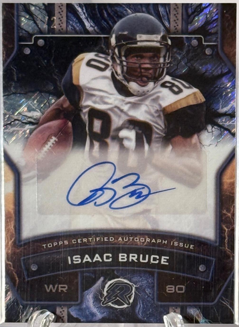 Isaac Bruce [Black Static] #RS-IB