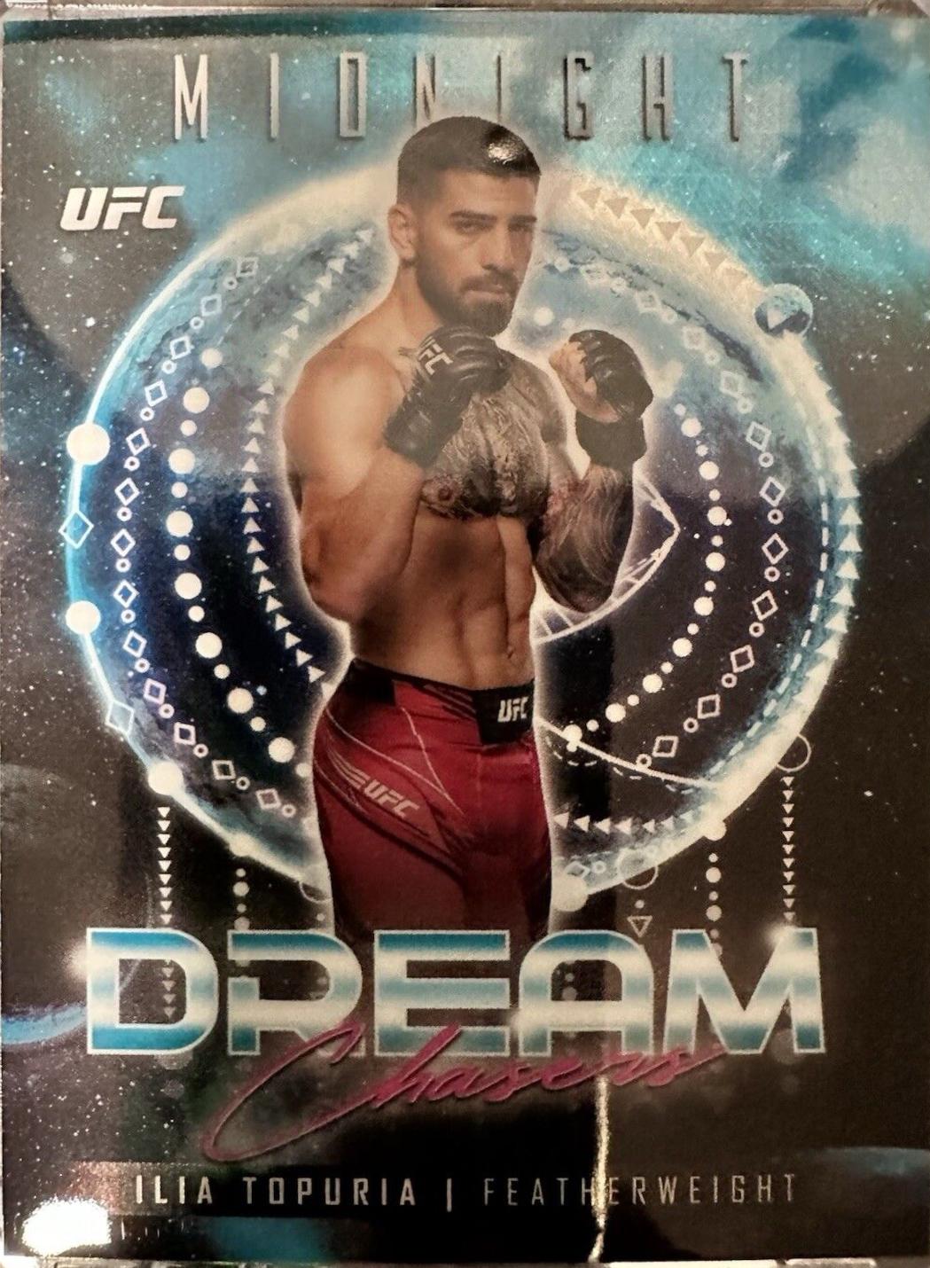 Ilia Topuria #DC-22 Ufc Cards 2024 Topps Midnight UFC Dream Chasers