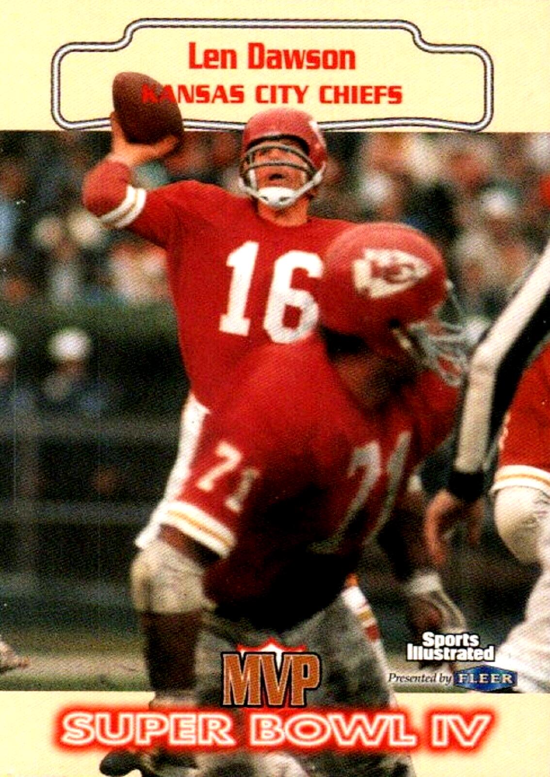 Len Dawson #4 Football Cards 1999 Sports Illustrated