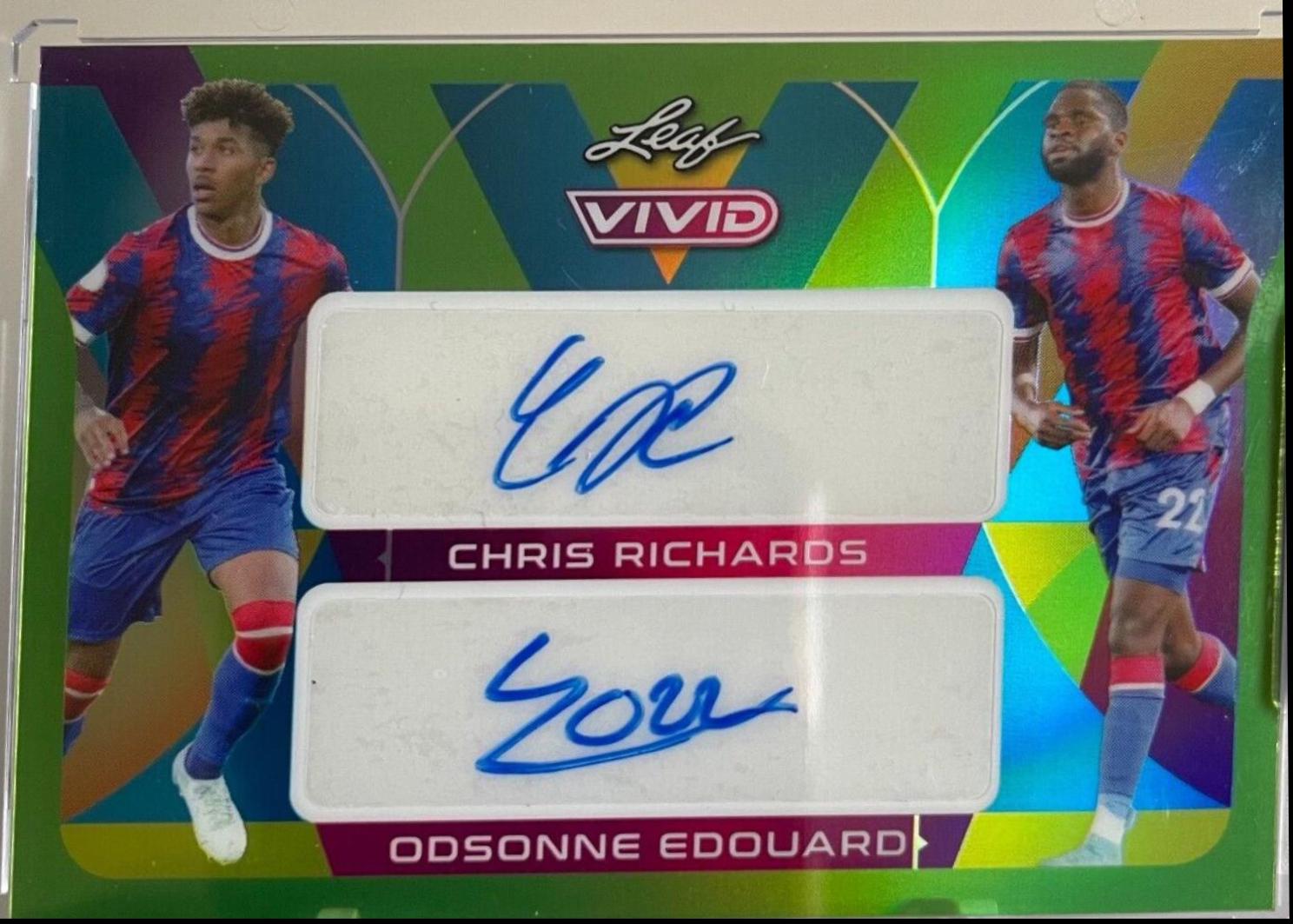 Chris Richards #BA-CR1 Soccer Cards 2022 Leaf Vivid Autographs