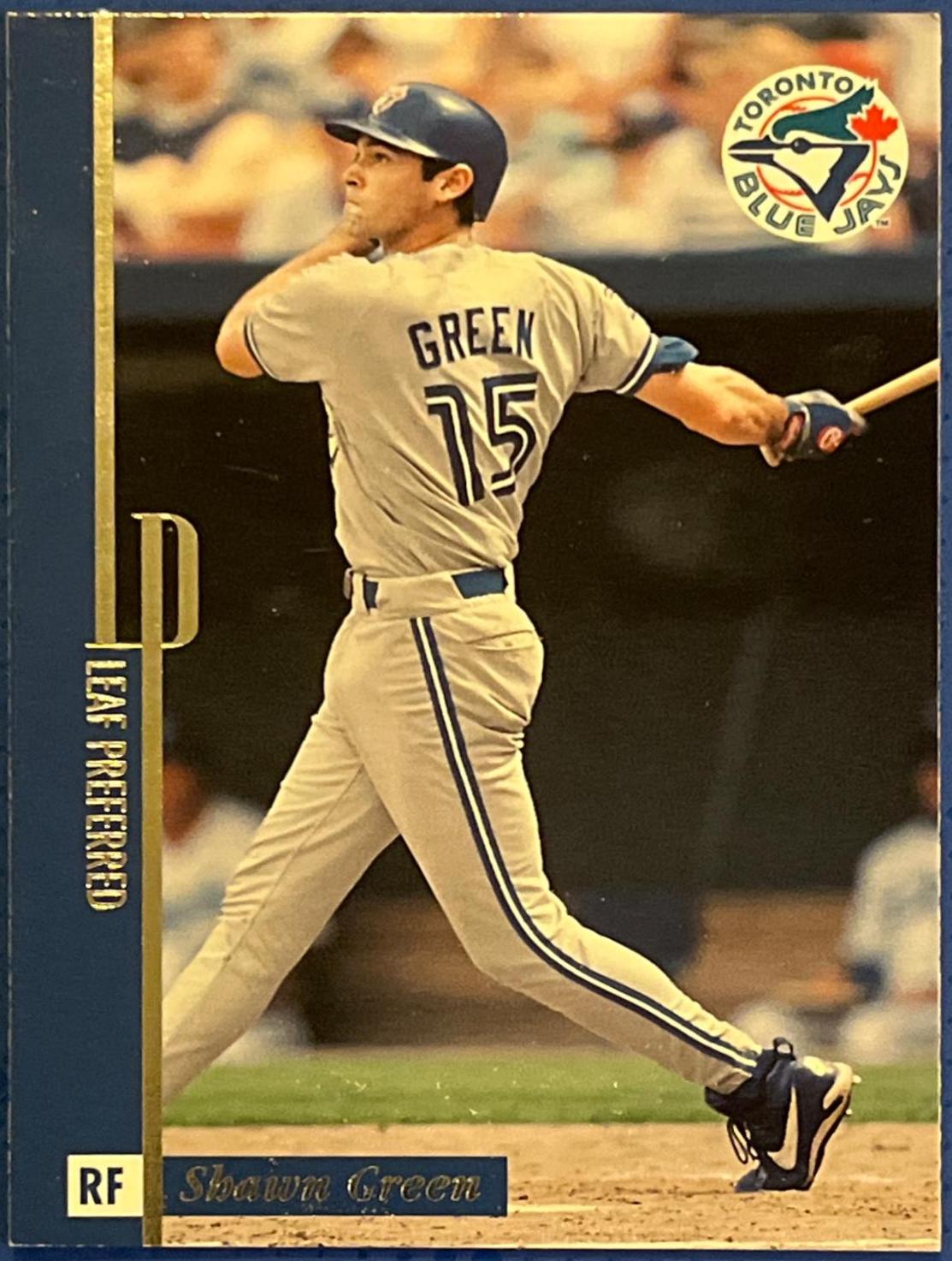 Shawn Green #6 Baseball Cards 1996 Leaf Preferred