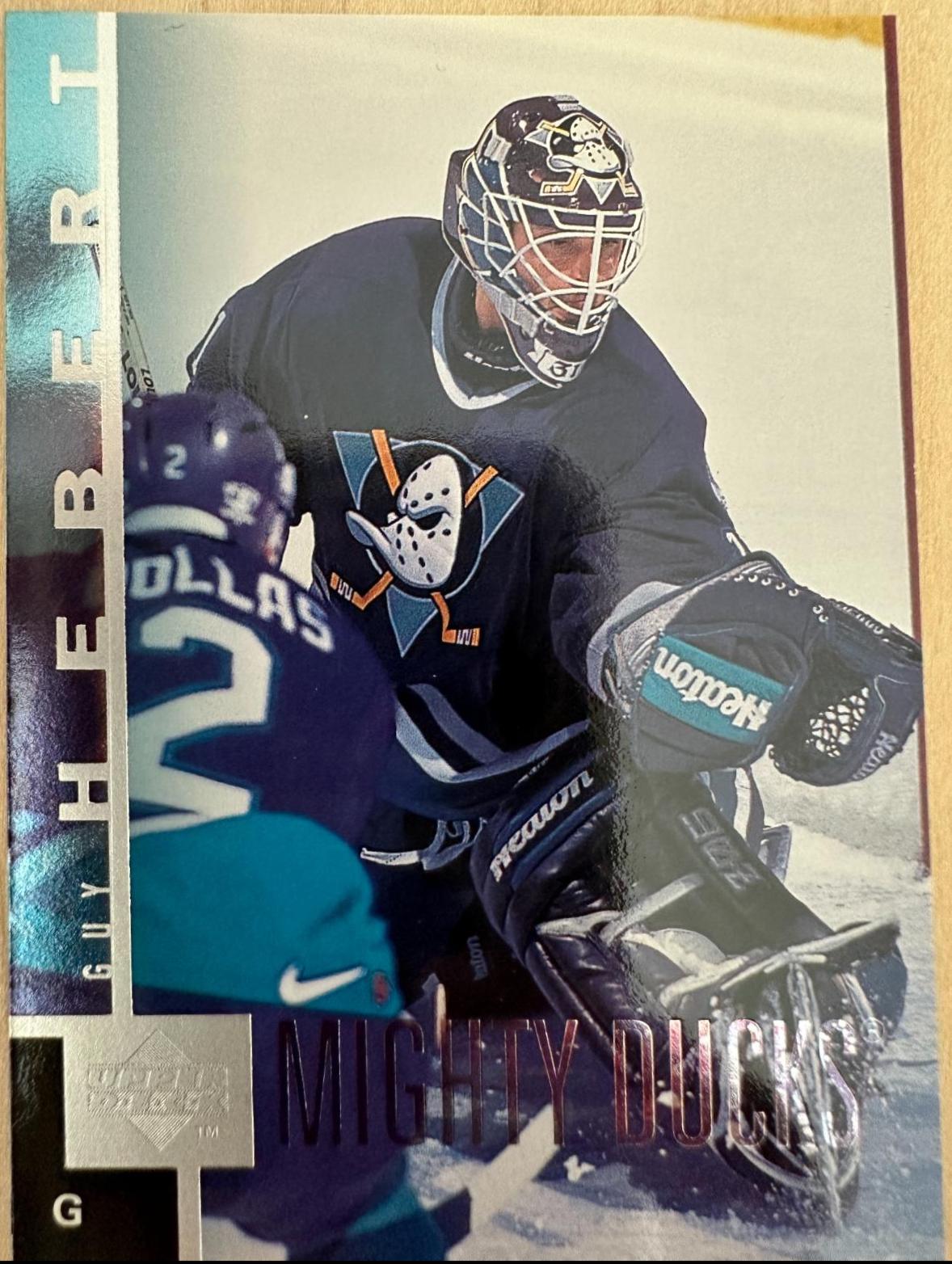 Guy Hebert #6 Hockey Cards 1997 Upper Deck