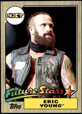 Eric Young #4 Wrestling Cards 2017 Topps WWE Heritage