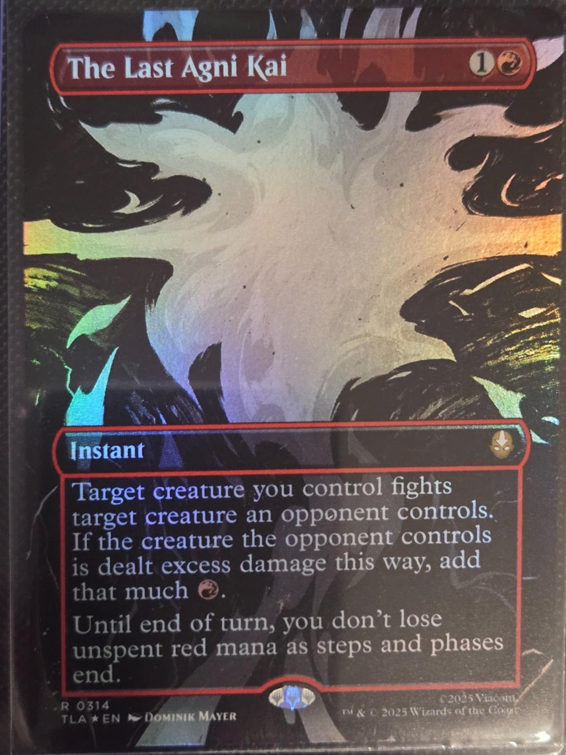 The Last Agni Kai [Borderless Foil] #314 Prices | Magic Avatar: The ...