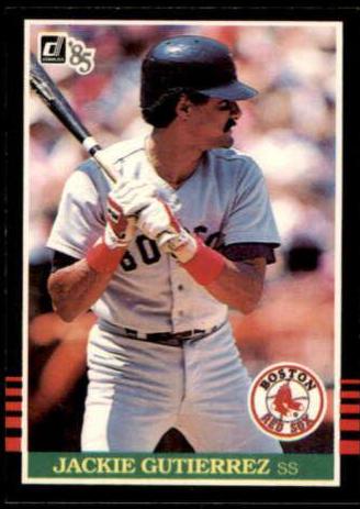 Jackie Gutierrez #335 Baseball Cards 1985 Donruss