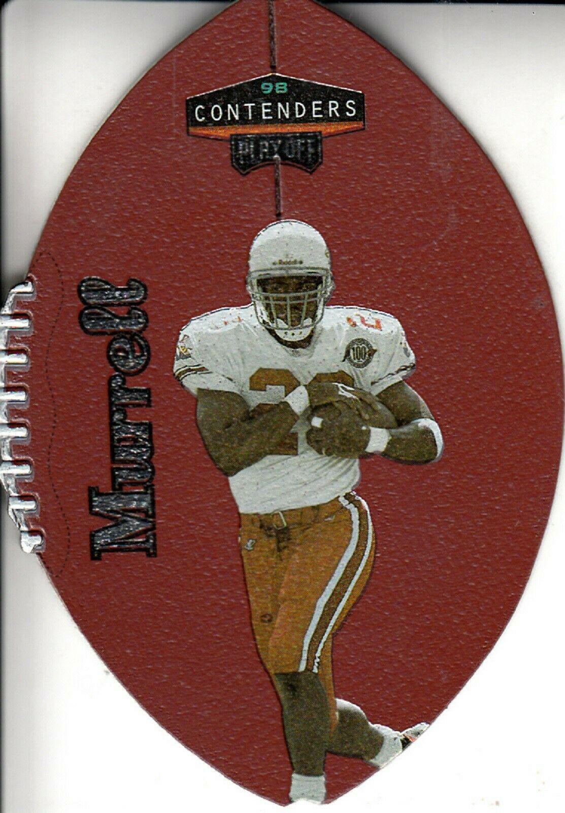 Adrian Murrell #1 Football Cards 1998 Playoff Contenders Leather